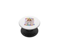 Chibi Satan Est Occupé, Je Peux T'aider - Humour Chrétien PopSockets PopGrip Adhésif