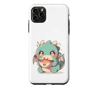 Chibi T-Rex Baguettes Ramen à Bras Courts Fail Cute Kawaii Art Coque pour iPhone 11 Pro Max