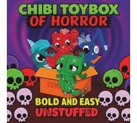 Chibi Toybox of Horror: A Creepy Manga Coloring Book for Teens and Adults | 30 Hand-drawn Bold and Easy Pages | Fuzzy Cuties Coming Unstuffed