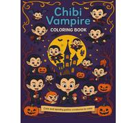 Chibi Vampire Coloring Book: Cute and Spooky Gothic Creatures to Color|8.5 x 11 inches 62 pages