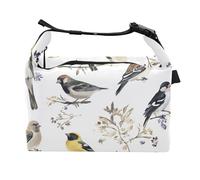 Chic American Goldfinch Birds White Kids Sacs isothermes infirmières refroidisseurs fourre-tout pour cuisine université