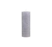 Chic Antique Macon Bougie pilier rustique antique 100 % paraffine longue durée de combustion (Français gris, 20 x 7 cm)