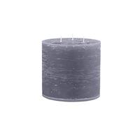 Chic Antique Macon bougie pilier rustique bougie antique bougies d'autel 100% paraffine longue durée de combustion (Pierre, 15 x 15 cm)