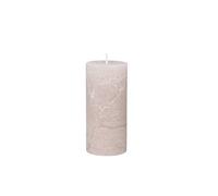 Chic Antique Macon - Bougie pilier rustique - Différentes couleurs et tailles - 100 % paraffine - Longue durée de combustion - Rose - 15 x 10 cm
