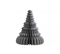 Chic Antique Support de sapin de Noël en papier Couleurs et tailles Arbre de Noël pliable (H 15 x Ø 12,5 cm, gris français)