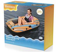 CHIC Bestway Bateau Gonflable Orange 1 62 x 0 95 m (L x i) en PVC avec charge max. 80 kg_9412
