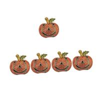 Chic Cameo Saucer Book Week Broach Carafe Brooches Vintage Blores Costume Whistle Pares Pea Mignon Creeper Adorable Pumpkin Brooch Orange Alloy