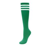 CHIC DIARY Chaussettes montantes pour femme et fille - Football - Sport - College - Costume de pom-pom girl, vert, taille unique