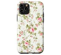 Chic Floral Heirloom Pastel Pink Cottagecore Roses Romantic Coque pour iPhone 11 Pro