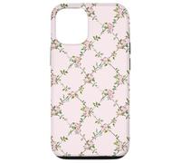 Chic Floral Heirloom Pastel Pink Cottagecore Roses Romantic Coque pour iPhone 12/12 Pro