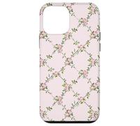 Chic Floral Heirloom Pastel Pink Cottagecore Roses Romantic Coque pour iPhone 12 Mini