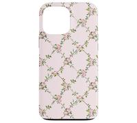 Chic Floral Heirloom Pastel Pink Cottagecore Roses Romantic Coque pour iPhone 13 Pro Max