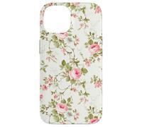 Chic Floral Heirloom Pastel Pink Cottagecore Roses Romantic Coque pour iPhone 14
