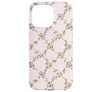 Chic Floral Heirloom Pastel Pink Cottagecore Roses Romantic Coque pour iPhone 15 Pro Max