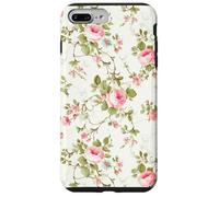 Chic Floral Heirloom Pastel Pink Cottagecore Roses Romantic Coque pour iPhone 7 Plus/8 Plus
