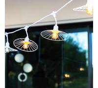 Lumisky Guirlande lumineuse ext. CHIC WHITE LIGHT CONNECTABLE — 6m, 10 ampoules E27, LED blanc chaud
