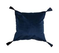 Chic Home Housse en Velvette Cristiano 45x45 cm Bleu Marine