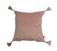 Chic Home Housse Velvette Cristiano 45x45 cm Poudre Rose