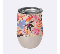 chic.mic Bioloco Office Gobelet isotherme en acier inoxydable (secret garden) 420 ml