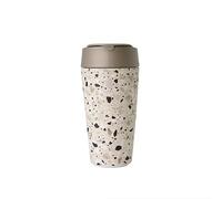 Chic Mic Bioloco Plant Deluxe Cup Coffee to go Gobelet naturel terrazzo 420 ml, en plastique, BPD125