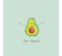 Chic Mic Lot de 20 Serviettes en Bambou 100% Fibres de Bambou, au Design culminaire : Avocat - Couleur : Vert - en Paquet - sans Chlore - Dimensions : 33 x 33 cm - 3 Couches - BN137