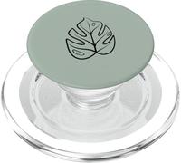 Chic Monstera Leaf Plante Tropicale PopSockets PopGrip pour MagSafe