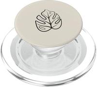 Chic Monstera Leaf Plante Tropicale PopSockets PopGrip pour MagSafe