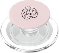 Chic Monstera Leaf Plante Tropicale PopSockets PopGrip pour MagSafe