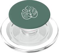 Chic Monstera Leaf Plante Tropicale PopSockets PopGrip pour MagSafe