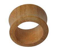 Chic-Net Bois Crocodile en Bois Clair Tunnel légèrement Convexe Main sculptée tribale Tunnel Prise Plug Tunnel écarteur |Extension Bois