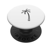 Chic Palmier Feuilles Palmiers Plage Tropical PopSockets PopGrip Adhésif