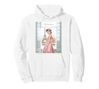 Chic Parisian Lady Tour Eiffel Paris France Vintage Femme Sweat à Capuche