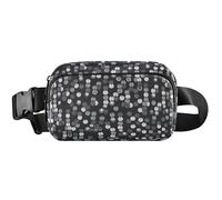 Chic Spark Lot de 2 pochettes de ceinture imperméables pour femme, noir étincelant chic (2), 20,3 x 13,5 x 5,8 cm, drôle, chic Spark noir (2), 20,3 x 13,5 x 5,8 cm, drôle, Chic Spark Black (2), 8 x