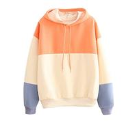 Chic Sweatshirt A Capuche Femme Sweat à Capuche Ado Fille Style Japonais Motif de Mignon Hooded Sweatshirt Automne Et Hiver Pullover Tops avec Poches Casual Sport Caricature Kawaii Hoodie