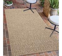 Chic tapis d'extérieur avec aspect en sisal pour balcon, terrasse et jardin