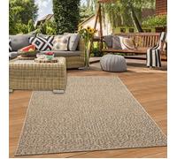 Teppich-Traum Tapis d'extérieur extérieur résistant aux intempéries Aspect sisal Jardin terrasse Balcon 160x230 cm