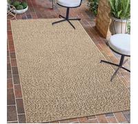 Teppich-Traum Tapis d'extérieur extérieur Petit résistant aux intempéries Aspect sisal Jardin terrasse Balcon 60x90 cm