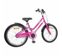 CHIC Vélo pour Enfants 20 Pouces pour les Enfants de 6 à 11 Ans Rose Noir 137 x 54 x 79 cm en Acier avec transmission à vitesses_247