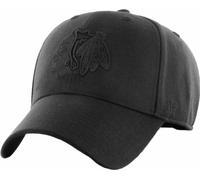 '47 Chicago Blackhawks NHL Black on Black Most Value P. Noir Casquette Snapback Réglable
