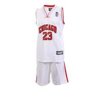 Chicago Bulls Ensemble de basket Blanc Enfant Sport Zone DAPL5811 4 ans
