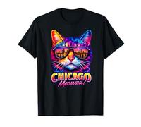 Chicago Cat | Lunettes de Soleil Tendance et Cool Chi-Town T-Shirt