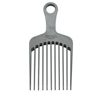 Chicago Comb Modèle 12 en fibre de carbone, XL à dents larges, antistatique, 19 cm, fabriqué aux États-Unis, grand médiator démêlant et coiffant