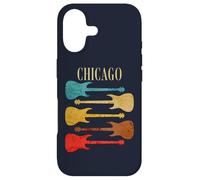 Chicago Concert Rock Music Festival Guitars Illinois Band IL Coque pour iPhone 17