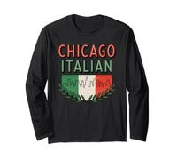 Chicago Drapeau Italien Little Italy Quartier Illinois Manche Longue