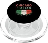 Chicago Drapeau Italien Little Italy Quartier Illinois PopSockets PopGrip pour MagSafe