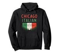 Chicago Drapeau Italien Little Italy Quartier Illinois Sweat à Capuche