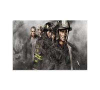 Chicago Fire Cool Poster décoratif sur toile pour salon, chambre à coucher, art mural, impression d'image moderne, décoration de salle familiale, 20 x 30 cm