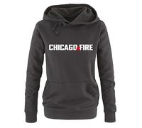 Chicago Fire | Sweat à capuche pour femme | Comedy shirts - Noir - 42