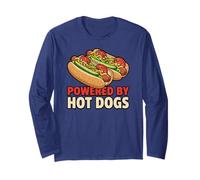 Chicago Hot Dog Lover - Propulsé par Hot Dogs Manche Longue