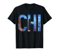 Chicago Illinois Chi Skyline City Vintage Pride T-Shirt